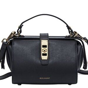 Bolvaint Paris / Eloise Noir Clasped Bag